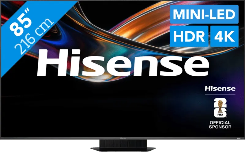 Hisense Hisense RGB Mini-LED 85 Zoll UR9S (2026), Grau, – Produktbild 1 von 1