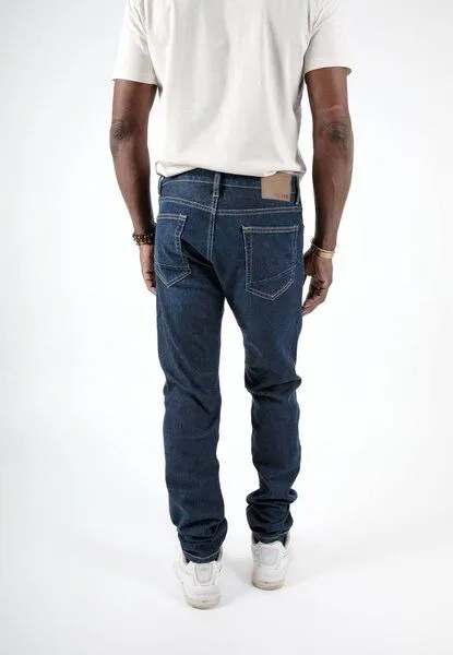 TORLAND TORLAND Slim Fit Herrenjeans BENNY, Dark indigo (dunkelblau), – Produktbild 3 von 5