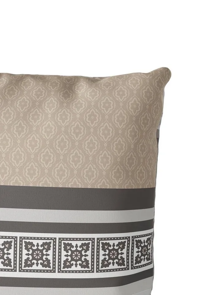 OTTO home Bettwäsche Cremona in Gr. 135x200, 155x220 cm u.a. Bettwäsche-Set mit Ornamenten, Biber, 3 teilig, romantische Bettwäsche in verschiedenen Qualitäten, ab Gr. 135x200 cm, Beige, – Produktbild 4 von 4