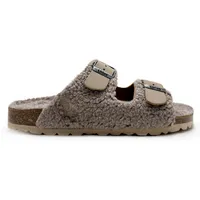 thies thies Damen vegan Sandalen Eco Teddy Mixed Stone Grau – Produktbild 1 von 1