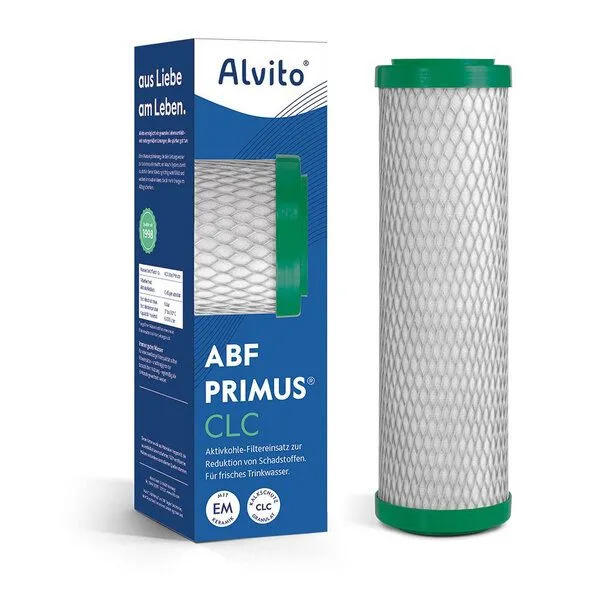 Alvito Alvito ABF Primus CLC Aktivkohle-Blockfilter mit EM-Keramik & Kalkschutzgranulat – Produktbild 1 von 3