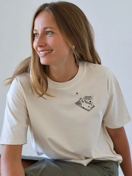 Kultgut Kultgut Artdesign - Sweater / The Secret of Mushrooms, Natur, – Produktbild 5 von 8
