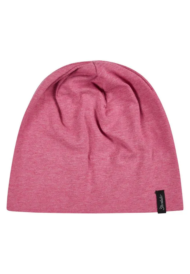 Sterntaler Sterntaler Beanie OCS Beanie melange (1-St) Kindermütze aus weichem Melange-Singlejersey, Silberfarben, – Produktbild 4 von 5