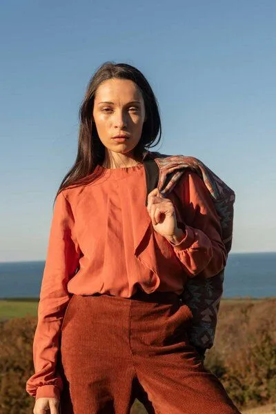 WiDDA berlin WiDDA berlin FRANS Bluse mit Volants aus TENCEL® – Produktbild 2 von 4