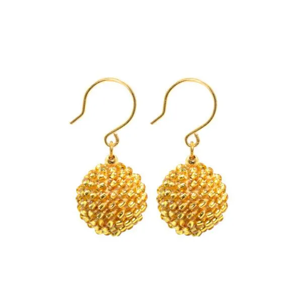 Sakiba Sakiba Ohrkugeln Svelte, Gold, – Produktbild 4 von 4