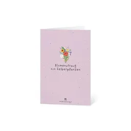 Die Stadtgärtner Die Stadtgärtner Grußkarte mit Saatpapier und Umschlag I Schöne Karte als Dankeschön, Gruß & für Geburtstag I Saatpapier enthält hochwertige Wildblumen-Samen – Produktbild 1 von 1