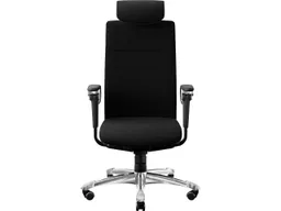 HAG HAG Bürodrehstuhl "Tribute 9031" TiltDown AL, Kopfstütze, Gestell: si, Stoff: "Cura" black – Produktbild 1 von 1