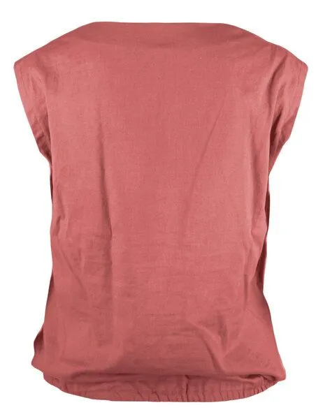 FORMAT FORMAT LIZZ Kurzarmbluse, Rot (rose), – Produktbild 3 von 4