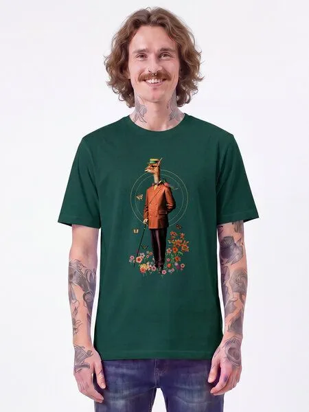 watapparel watapparel T-Shirt Unisex Fancy Llama, Glazed green, – Produktbild 2 von 2