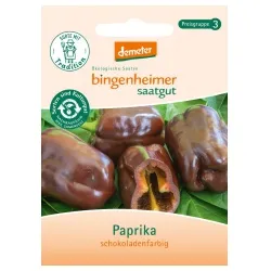 Bingenheimer Saatgut Paprika, schokoladenfarbig – Produktbild 1 von 1