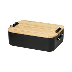 elasto elasto Vorratsdose Bamboo, klein, Schwarz / weiß, – Produktbild 1 von 1