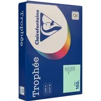 Clairefontaine 250 Blatt Clairfontaine Farbiges Kopierpapier "Trophee" 160 g/m², DIN A4, hellgrün – Produktbild 1 von 1