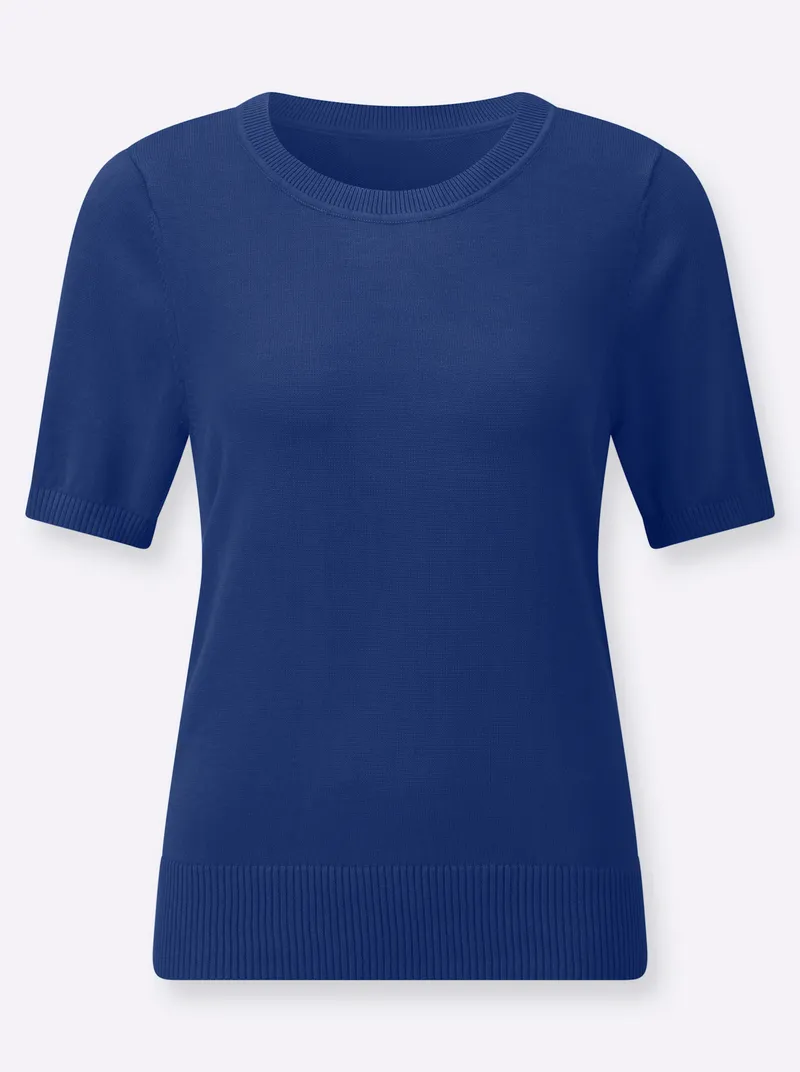 Witt Baumwollpullover royalblau, Royalblau, – Produktbild 1 von 2