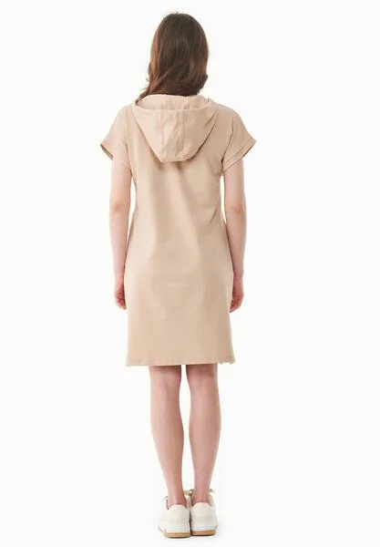ORGANICATION ORGANICATION Kleid aus Bio-Baumwolle, Soft beige, – Produktbild 4 von 4