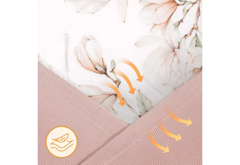 Lionelo Kinderdecke TRAVEL SWADDLE BLANKET, lionelo, Hypoallergene Materialien/Bambus und Baumwolle/TOG 2,5, Beige, – Produktbild 5 von 5