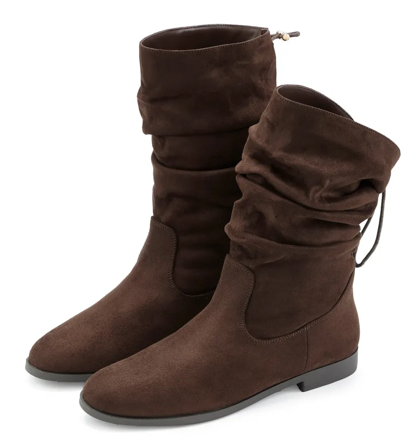 Lascana Stiefel, Dunkelbraun, – Produktbild 2 von 3