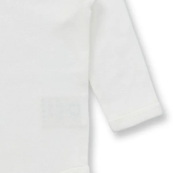 Sense Organics sense-organics Baby Body in naturweiß, Modell YVON, Weiß, – Produktbild 3 von 4