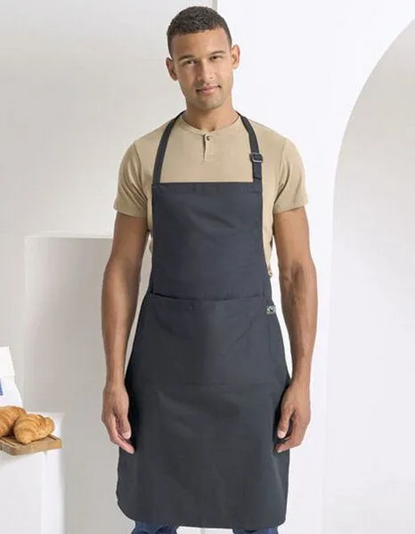 Premier Workwear Premier Workwear Latzschürze Grillschürze Fairtrade mit Fronttasche zertifizierte Bio Baumwolle – Produktbild 2 von 2