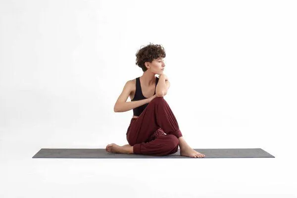 True North True North Damen Yogahose aus Tencel Lyocell T1320, Burgundy, – Produktbild 4 von 4