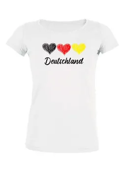 Human Family Human Family Damen Rundhals T-Shirt "WM - Team Germany" – Produktbild 1 von 1