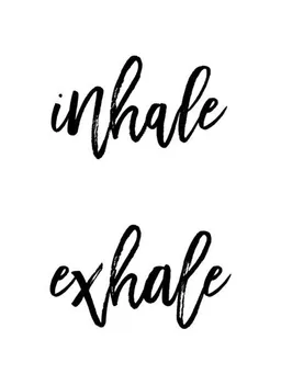 Photocircle Photocircle Poster / Leinwandbild - Inhale Exhale No8 – Produktbild 1 von 1