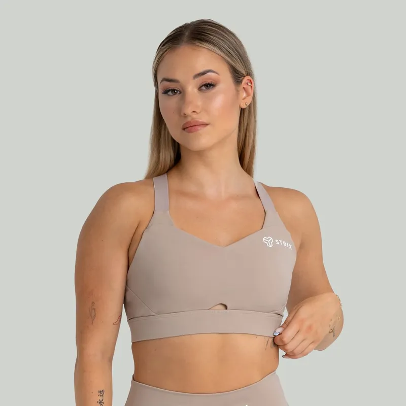 GymBeam OG1 STRIX Sport-BH in Taupe L – Produktbild 1 von 1