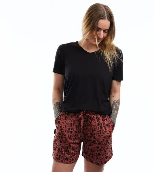 Gary Mash GARY MASH Kurzer Pyjama Marion aus softem LENZING ECOVERO Mix, Mehrfarbig, – Produktbild 1 von 4