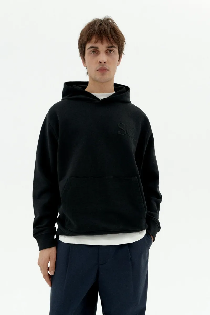 thinking mu Thinking MU Herren vegan Hoodie Simon Schwarz, Schwarz, – Produktbild 2 von 2
