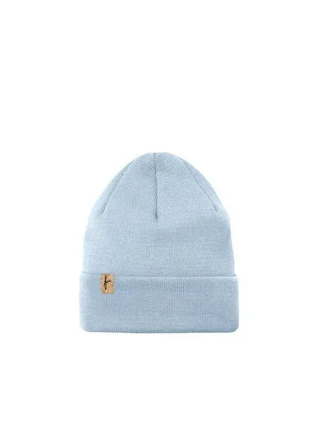 FUXBAU FUXBAU Kinder Merino Kork Beanie, Eisblau, – Produktbild 2 von 4