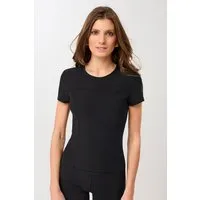 mandala MANDALA Damen vegan T-Shirt Fitted Schwarz – Produktbild 1 von 1