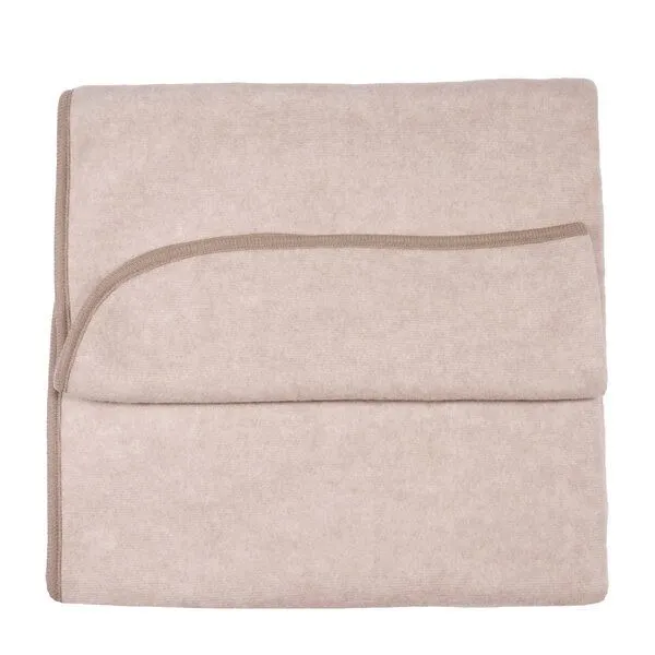 Cosilana Cosilana Baby Fleece Decke Schurwolle (kbT) Baumwolle (Bio), Latte-machiato-melange, – Produktbild 1 von 1