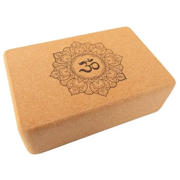 Divasya Divasya Yogablock "natural touch" aus Kork / mittlere Größe / abgerundete Ecken, Natural, – Produktbild 8 von 8