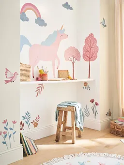 Vertbaudet Kinderzimmer XL-Wandsticker Einhorn – Produktbild 1 von 1