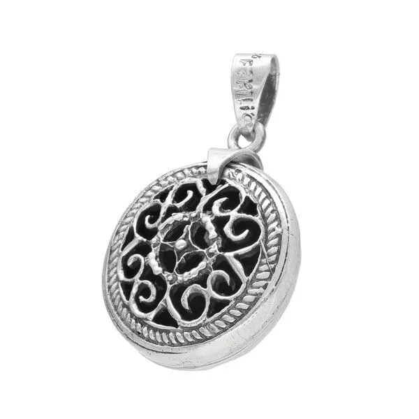 pakilia pakilia Silber Kette Orientalisch Medaillon Fair-Trade und handmade – Produktbild 2 von 4