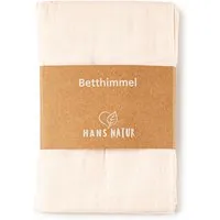 HANS NATUR Betthimmel Baldachin Bio-Baumwolle perle 115 x 300 cm – Produktbild 1 von 1