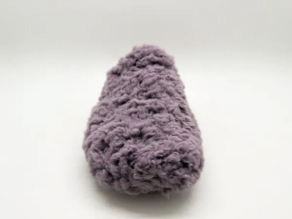 thies Hausschuh "thies ® Rec Fluffy Slipper" aus rec. PES, Plum, – Produktbild 4 von 4