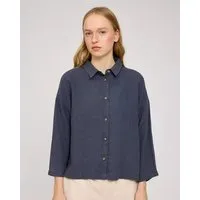 Mazine Mazine Sommerbluse Linen 3/4 - aus 100% Leinen, Ink blue (blau), – Produktbild 2 von 2