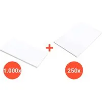 envirelope blue 1.000 Briefumschläge "Envirelope" DL HK oF + 250 Versandtaschen "Envirelope" C4 HK oF – Produktbild 1 von 1
