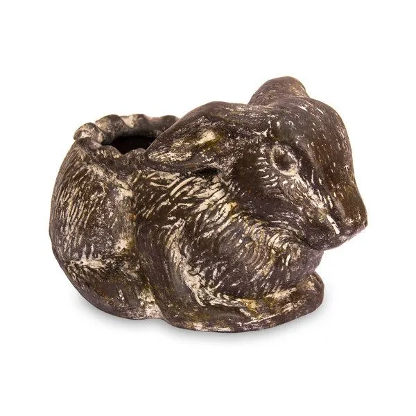 Mitienda Shop Mitienda Shop Blumentopf aus Ton, Hase sitzend – Produktbild 4 von 4