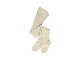 grödo Kinder Strumpfhose Bio-Schurwolle Bio-Baumwolle hellbraun-melange Gr. 7-8 – Produktbild 1 von 1
