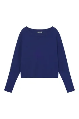 WiDDA WiDDA Damen vegan Pullover Aus Grobem Strick Königsblau – Produktbild 1 von 1