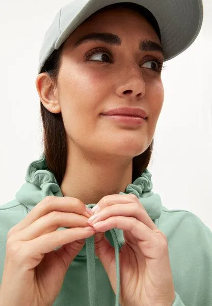 ARMEDANGELS ARMEDANGELS ANJANAA - Damen Sweathoodie Oversized Fit aus Bio-Baumwolle, Lint, – Produktbild 3 von 4