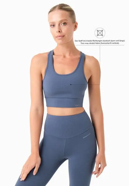 ORGANICATION ORGANICATION BIANNCA | Bralette aus Bio-Baumwolle, Light navy, – Produktbild 3 von 4
