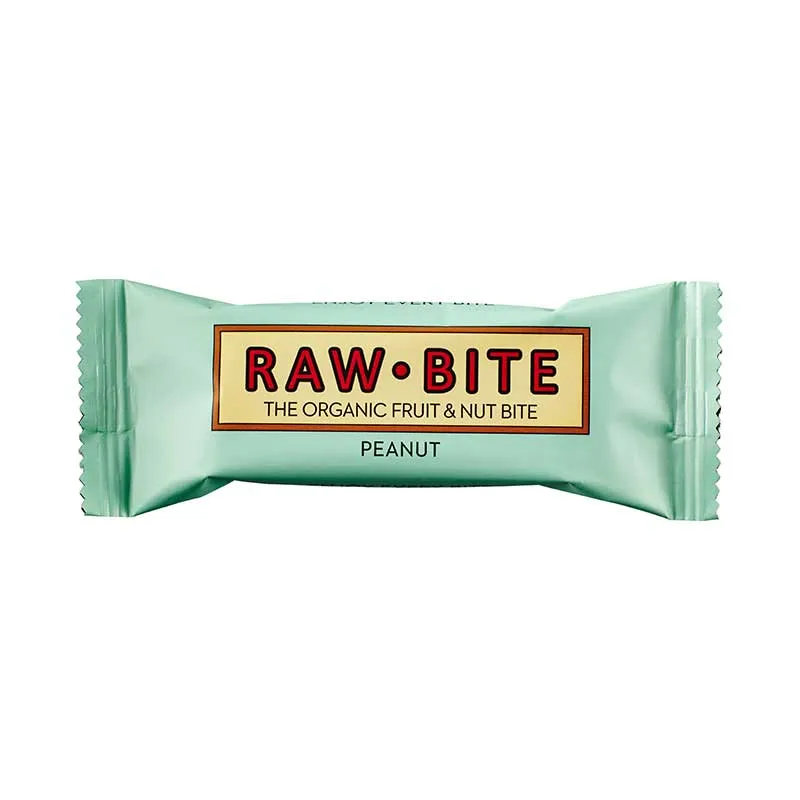 Organic Friends & Sports Organic Friends & Sports RAW BITE PEANUT 50 g – Produktbild 1 von 1