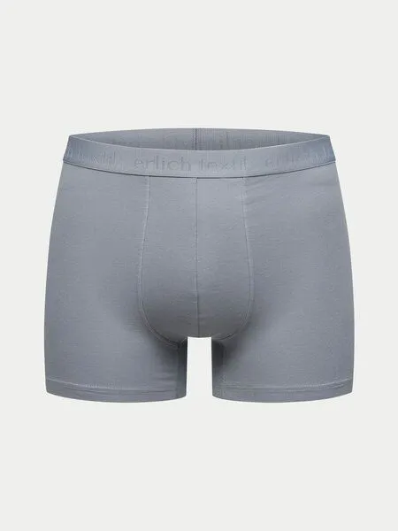 erlich textil erlich textil Casual Cotton Pants, enge Boxershorts aus Bio-Baumwolle, made in Europe, Steingrau, – Produktbild 2 von 6