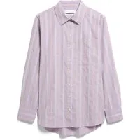 ARMEDANGELS ARMEDANGELS Damen vegan Bluse Striped Moonlit Lilac – Produktbild 1 von 1