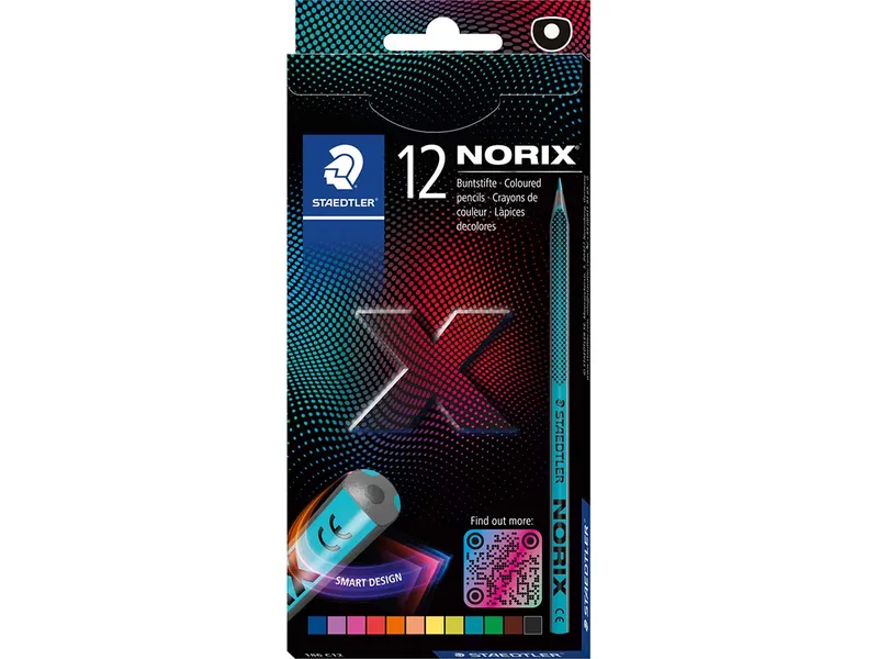 Staedtler STAEDTLER Buntstifte "NORIX" farbig sortiert, 12 Stk. – Produktbild 1 von 1