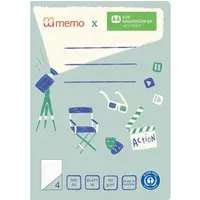 Memo memo x SOS-Kinderdörfer weltweit Schulheft DIN A5, 16 Blatt, Lin. 4 – Produktbild 1 von 1