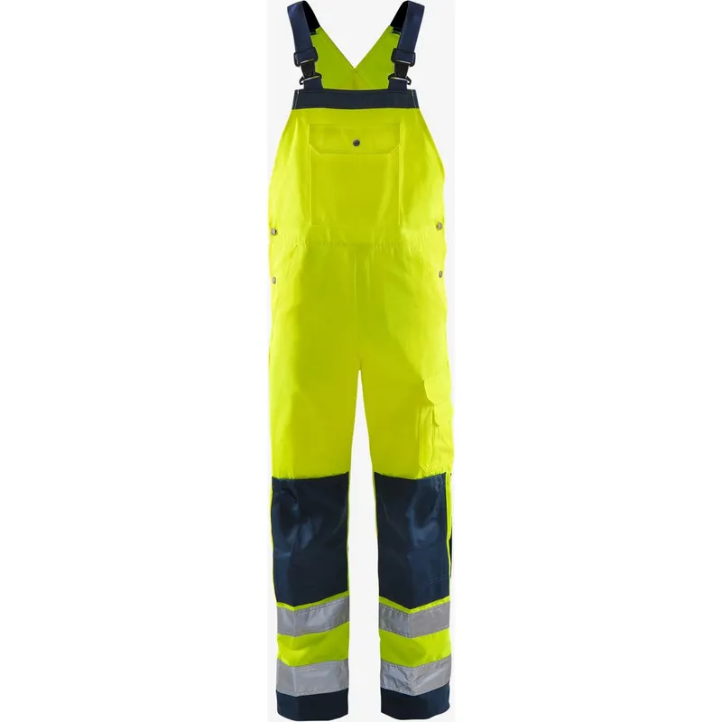 Fristads Warnschutz-Latzhose Klasse 2 Fristads 1001 TH, Gelb, – Produktbild 1 von 2
