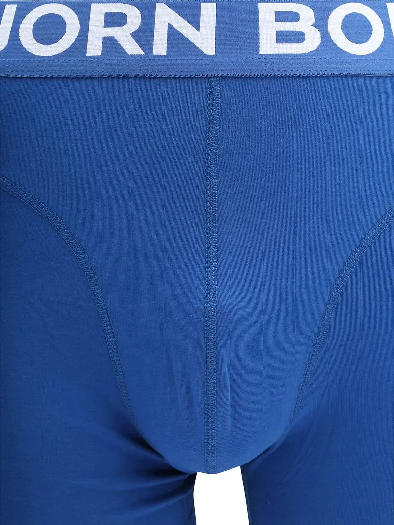 Bjorn Borg Bjorn Borg Björn Borg Boxershorts 3er-Pack Blau, Dunkelblau, – Produktbild 4 von 5